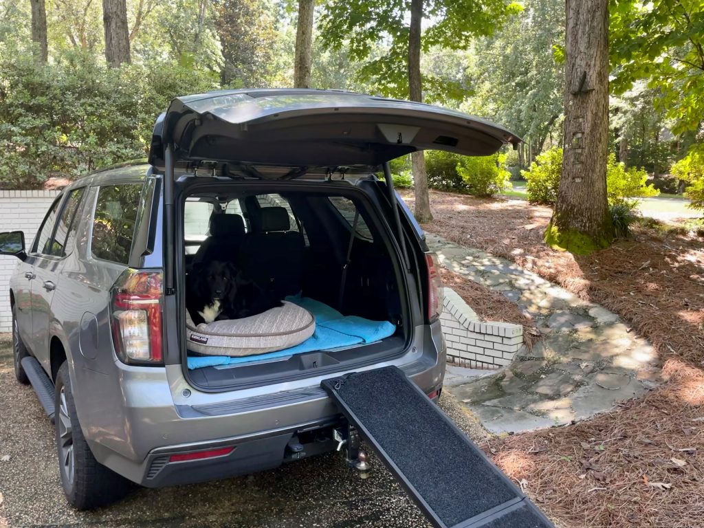 Dog Ramp on Z71 Tahoe