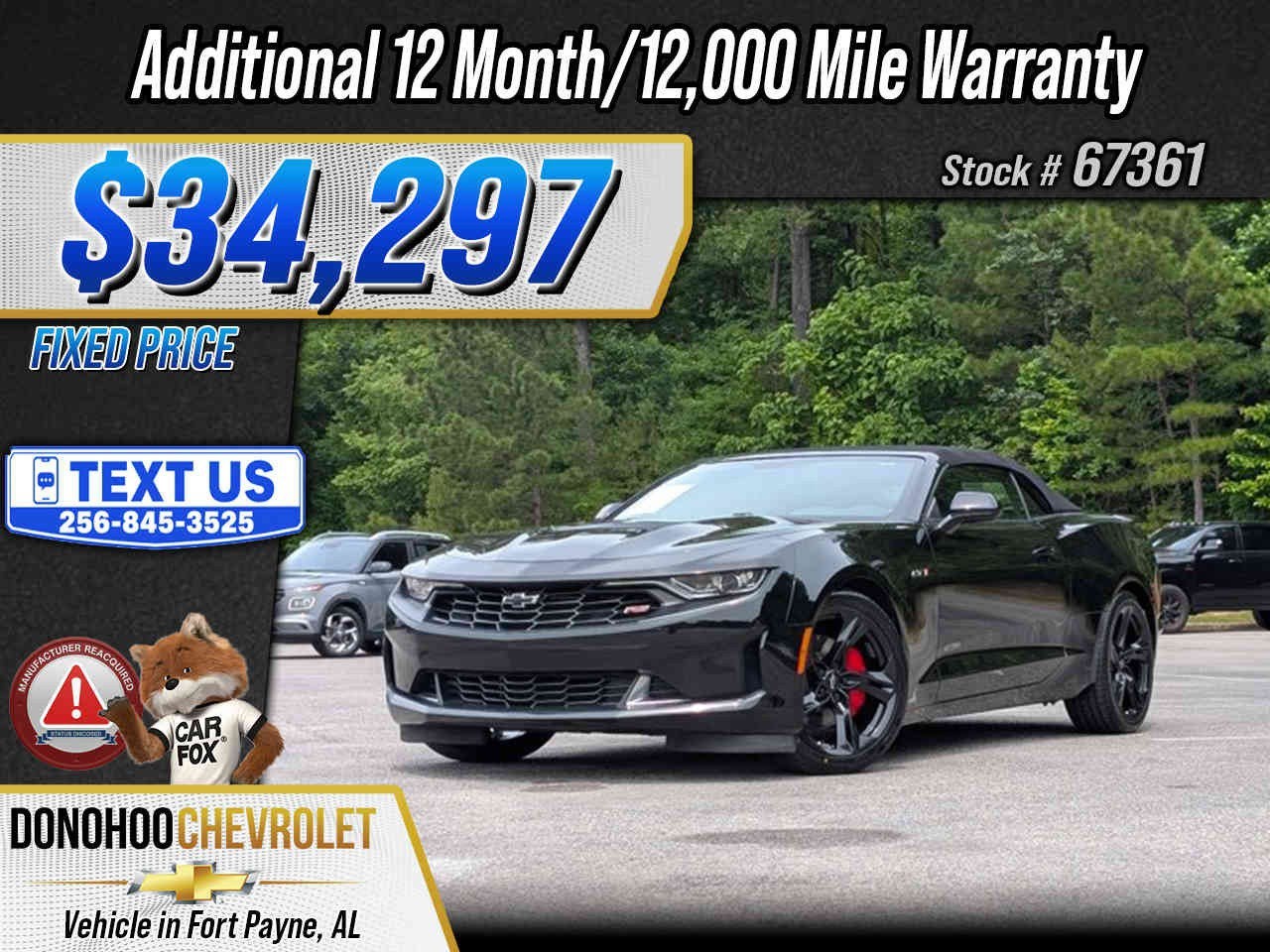 2022 Chevrolet Camaro 6.2 Convertible LT1's photo