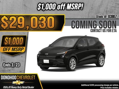 2027 Chevrolet Bolt LT