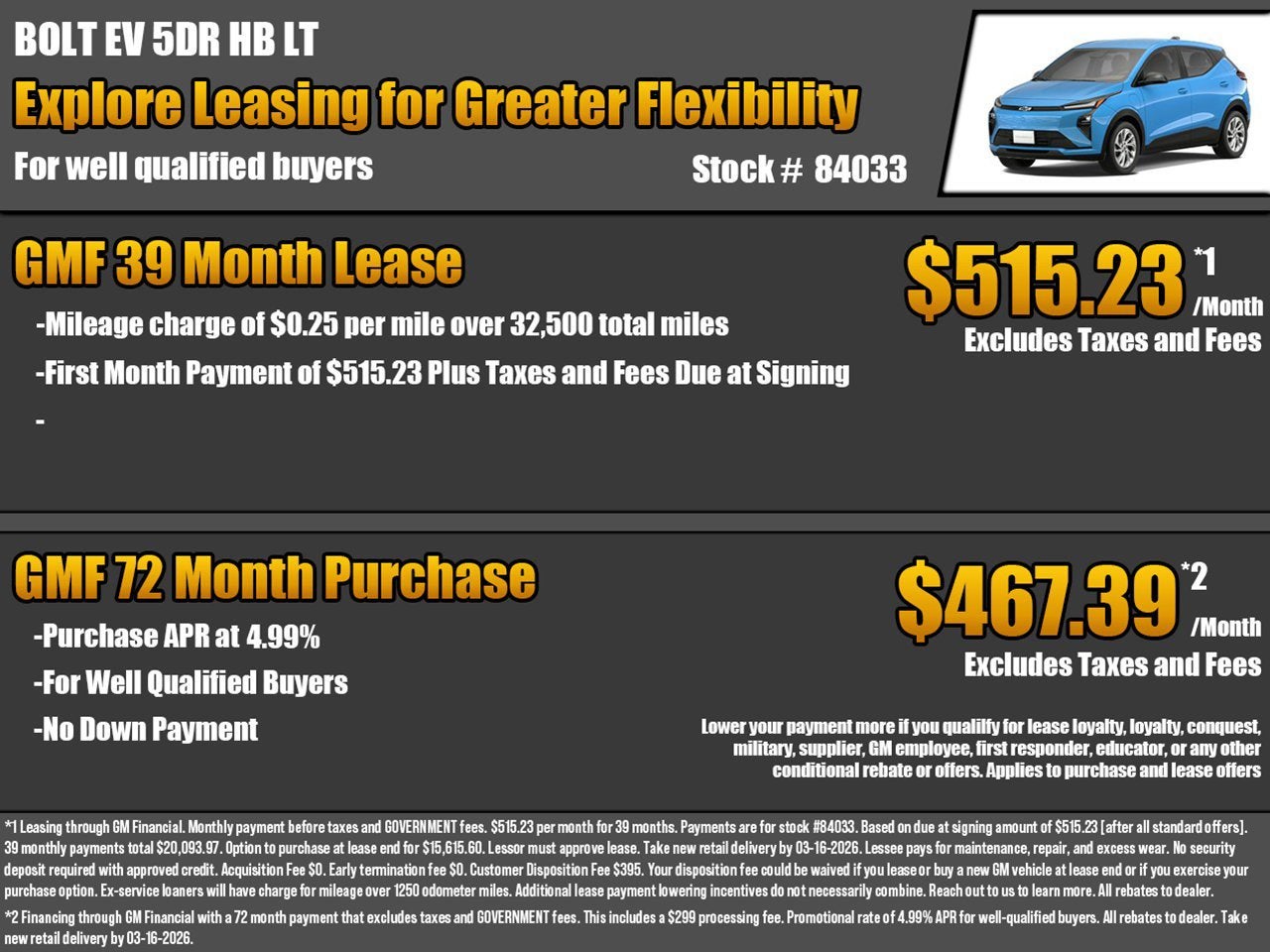 2027 Chevrolet Bolt LT