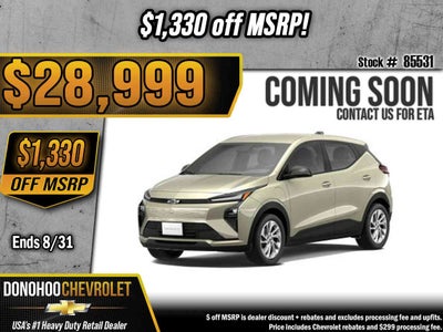 2027 Chevrolet Bolt LT