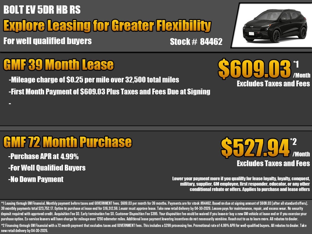 2027 Chevrolet Bolt RS