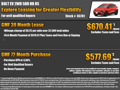 2027 Chevrolet Bolt RS