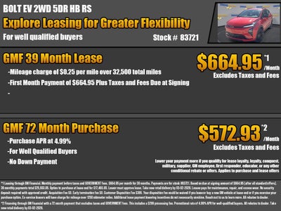 2027 Chevrolet Bolt RS