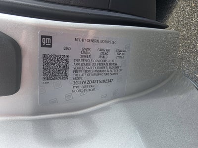 2026 Chevrolet Corvette Stingray 1LT