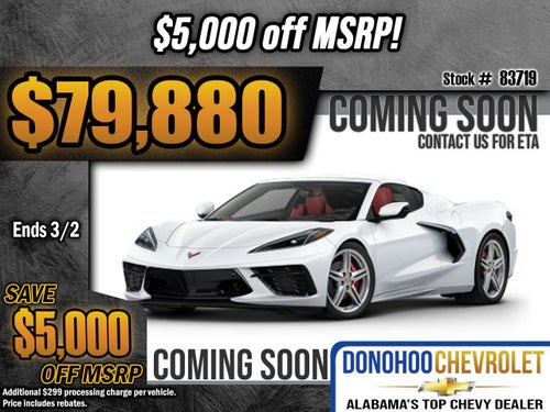 2026 Chevrolet Corvette Stingray 2LT