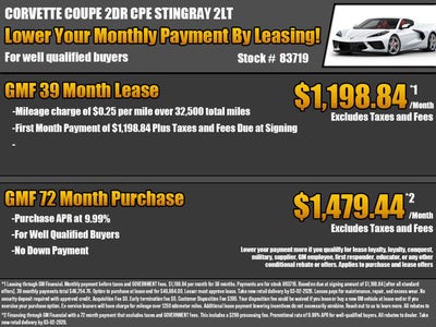 2026 Chevrolet Corvette Stingray 2LT