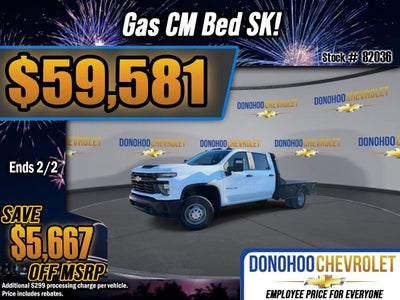 2026 Chevrolet Silverado 3500 HD Chassis Cab Work Truck