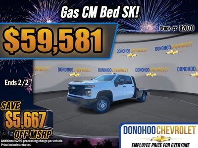 2026 Chevrolet Silverado 3500 HD Chassis Cab Work Truck