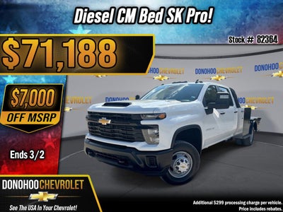 2026 Chevrolet Silverado 3500 HD Chassis Cab Work Truck