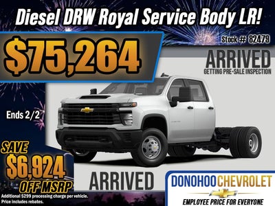 2026 Chevrolet Silverado 3500 HD Chassis Cab Work Truck