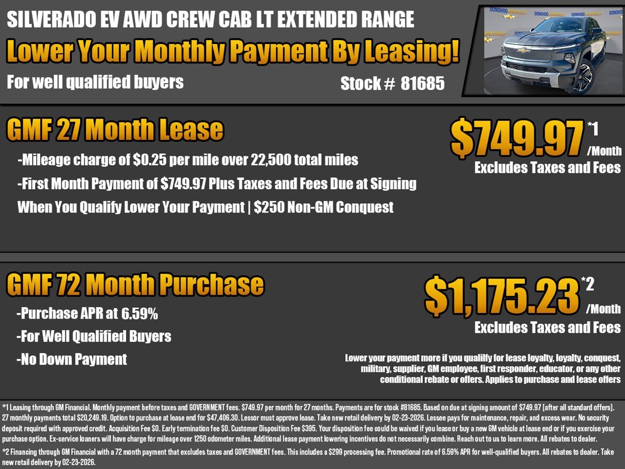 2026 Chevrolet Silverado EV LT - Extended Range