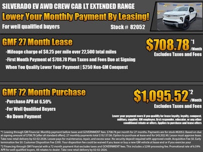 2026 Chevrolet Silverado EV LT - Extended Range