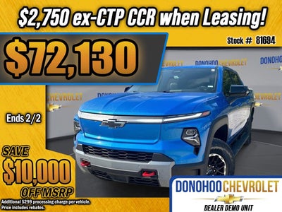 2026 Chevrolet Silverado EV Trail Boss - Extended Range