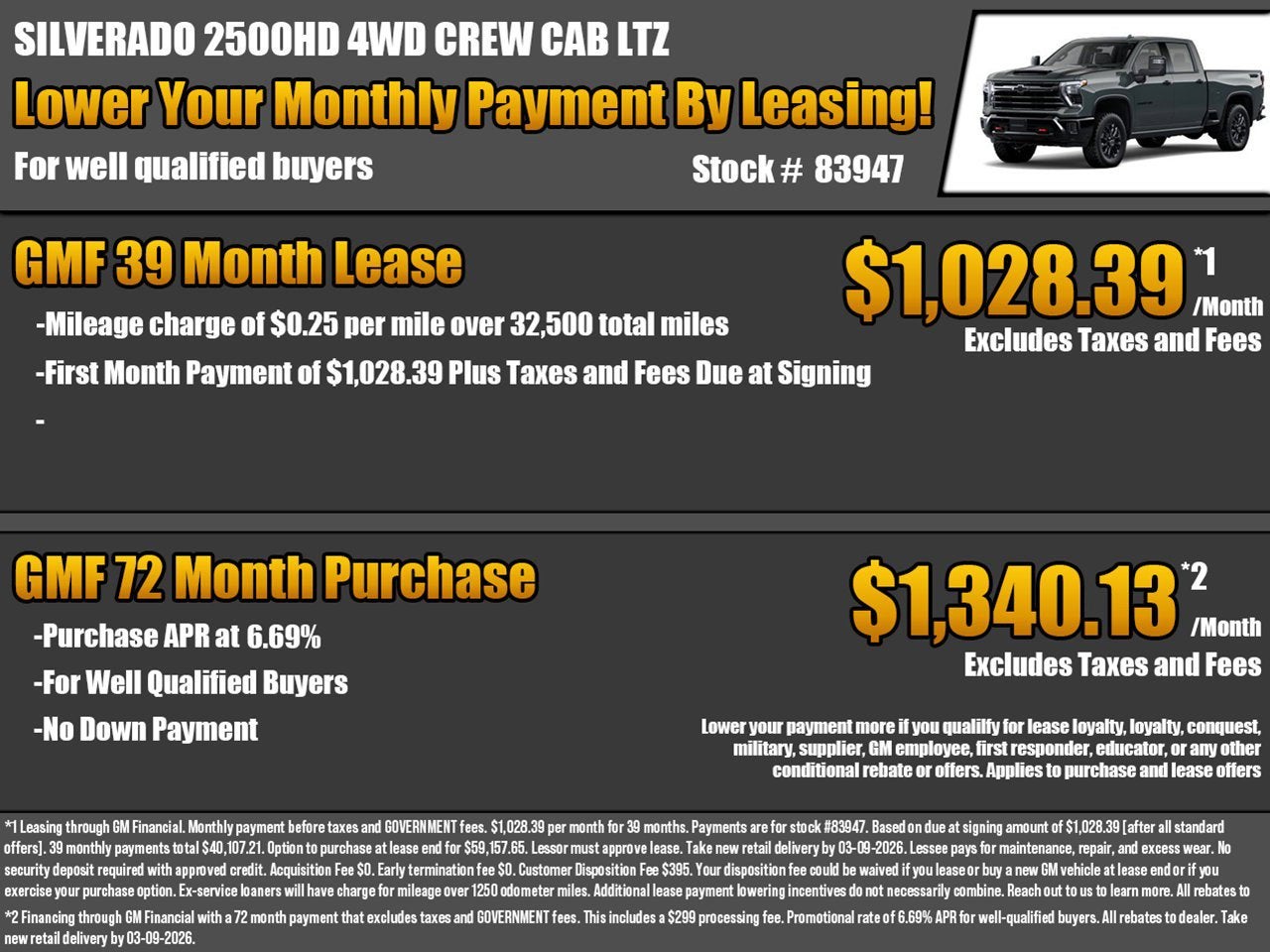 2026 Chevrolet Silverado 2500 HD LTZ