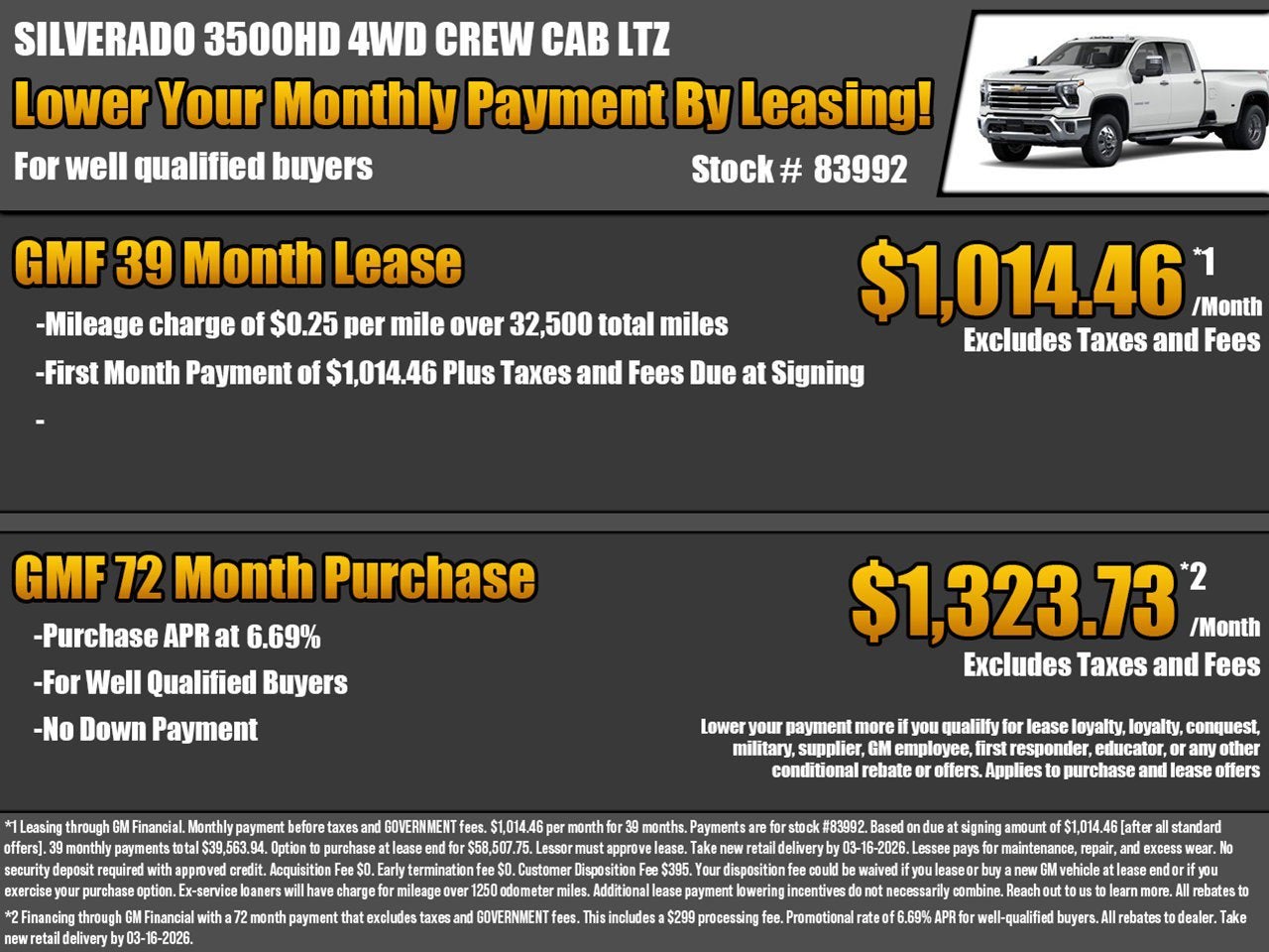 2026 Chevrolet Silverado 3500 HD LTZ