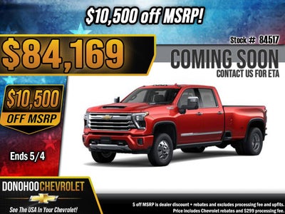 2026 Chevrolet Silverado 3500 HD High Country DRW