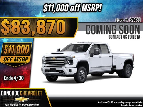 2026 Chevrolet Silverado 3500 HD High Country DRW