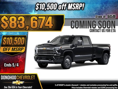 2026 Chevrolet Silverado 3500 HD High Country DRW