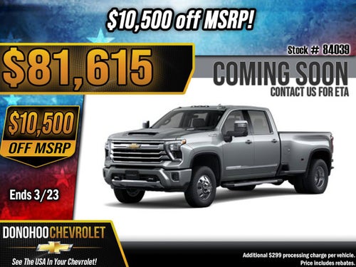 2026 Chevrolet Silverado 3500 HD High Country DRW