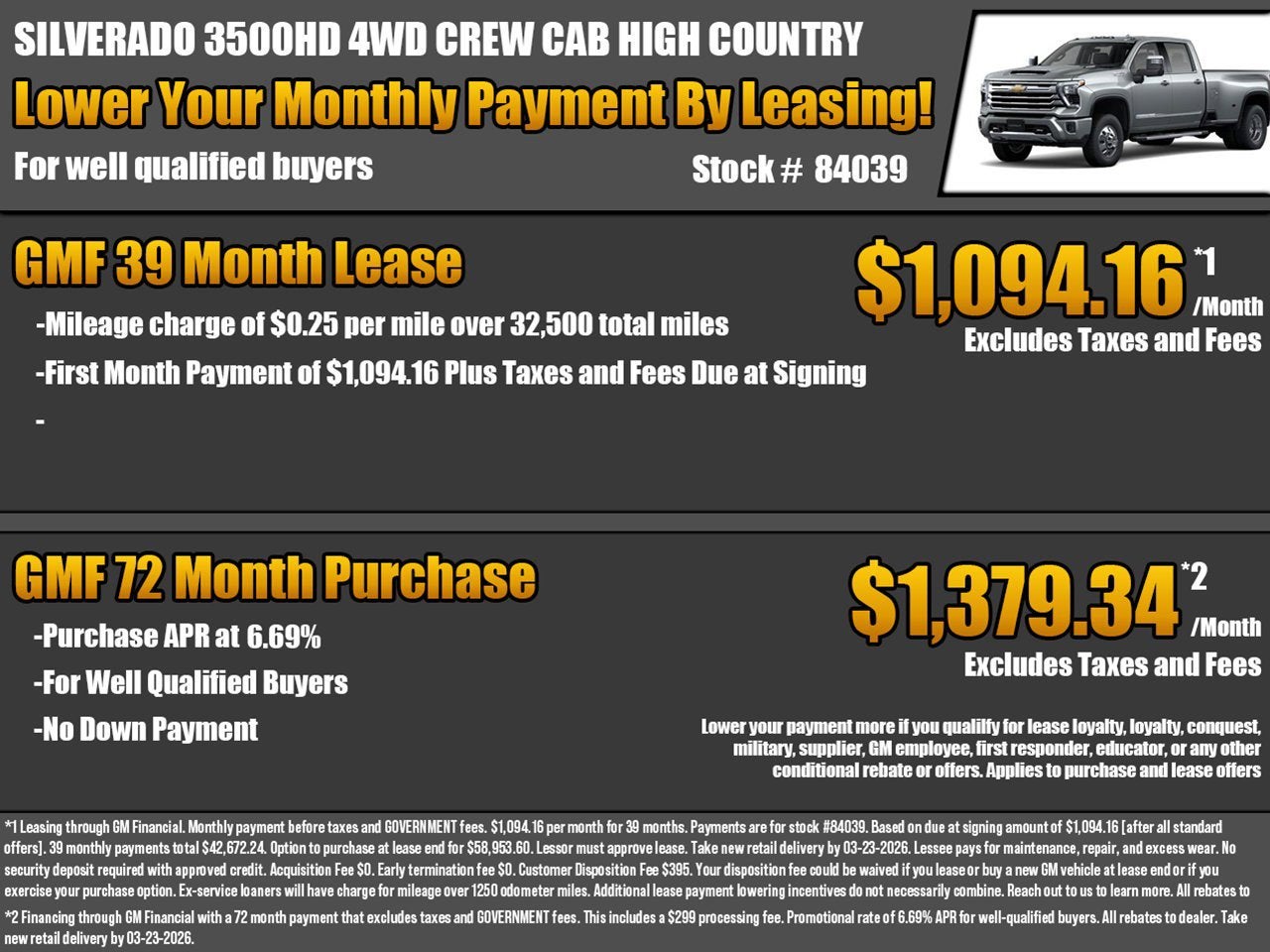 2026 Chevrolet Silverado 3500 HD High Country DRW