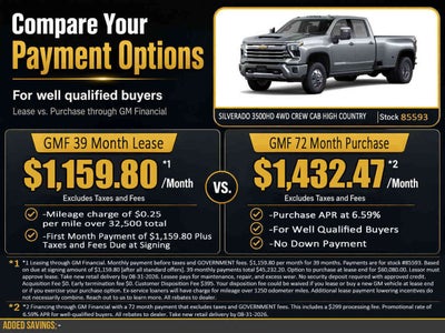 2026 Chevrolet Silverado 3500 HD High Country DRW