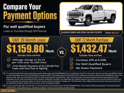 2026 Chevrolet Silverado 3500 HD High Country DRW