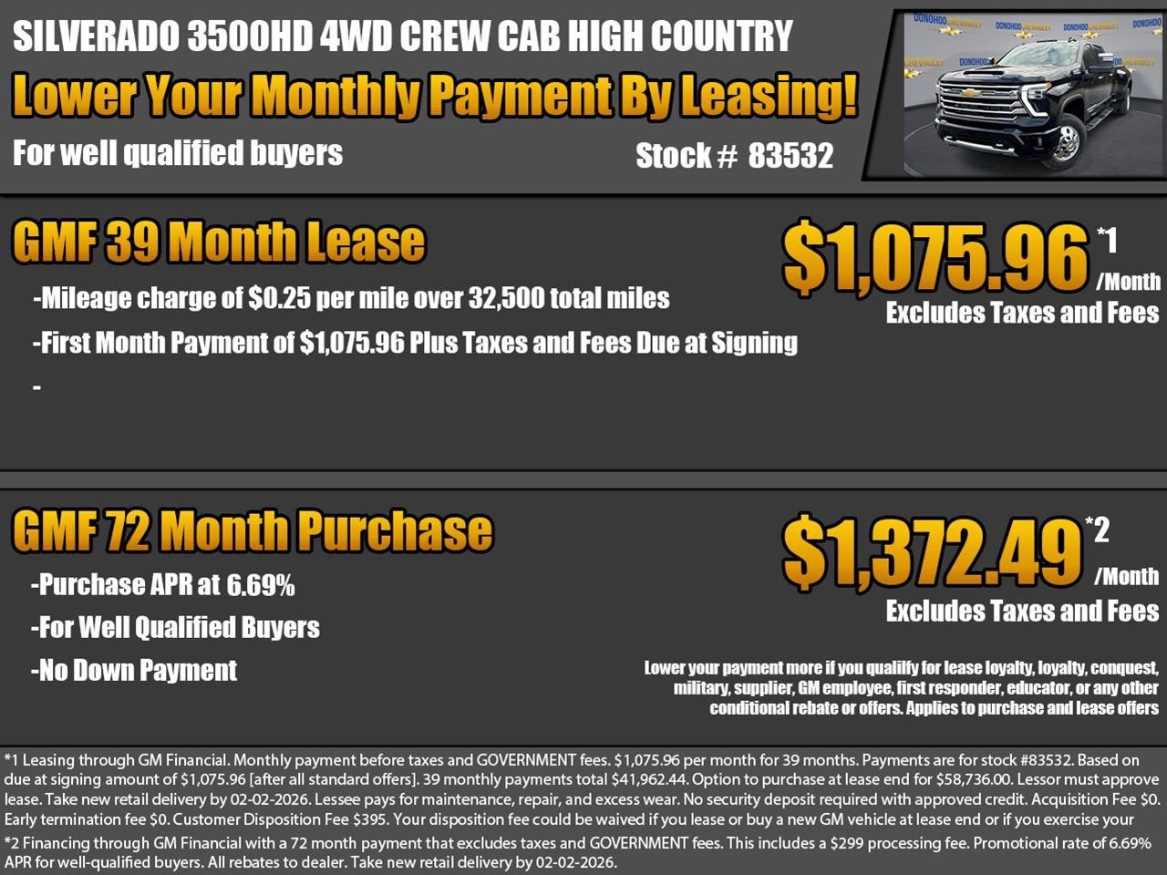 2026 Chevrolet Silverado 3500 HD High Country DRW