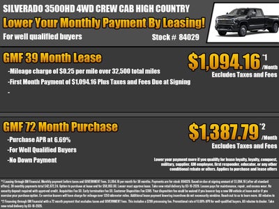 2026 Chevrolet Silverado 3500 HD High Country DRW