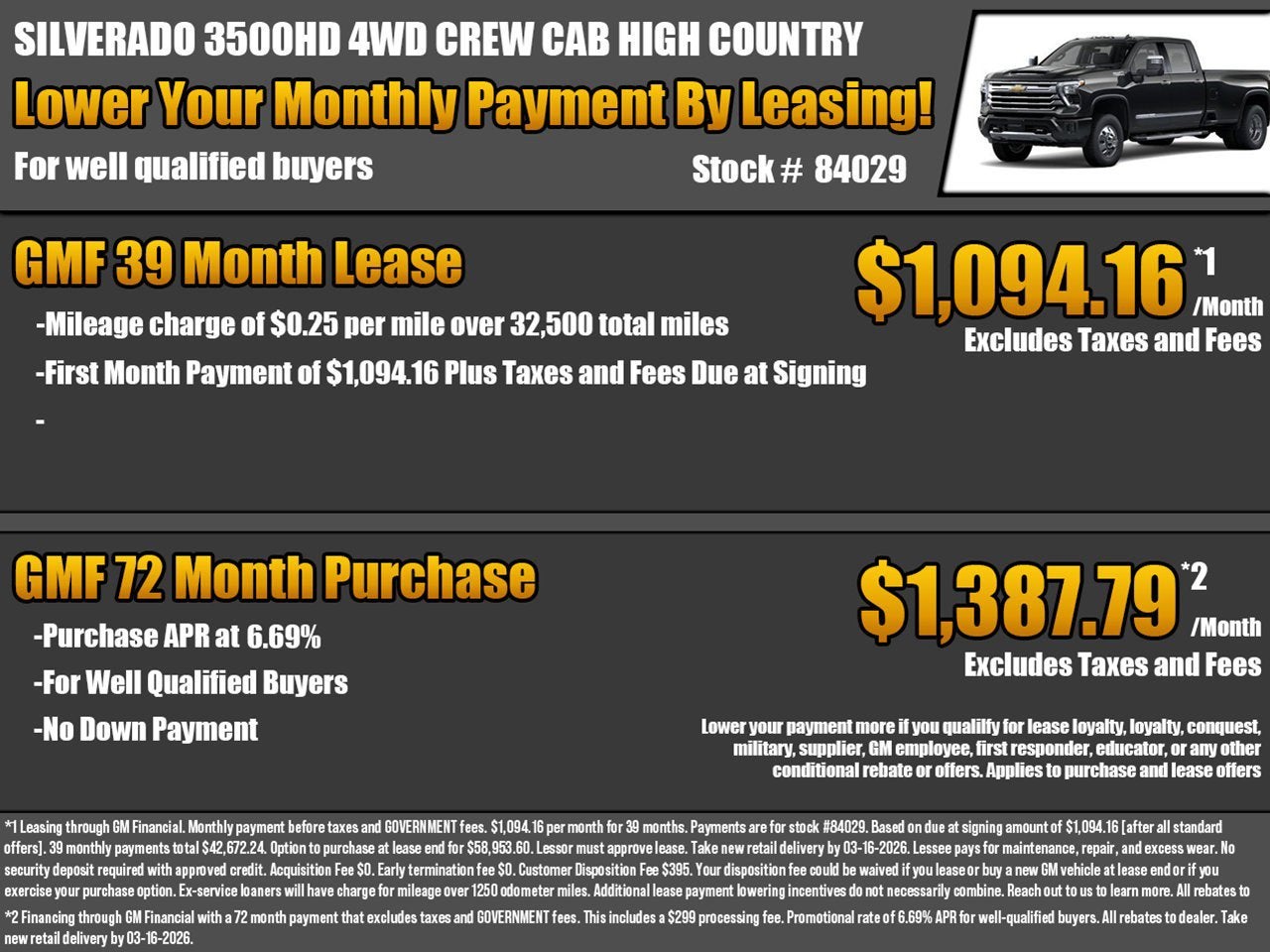 2026 Chevrolet Silverado 3500 HD High Country DRW