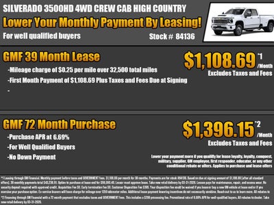 2026 Chevrolet Silverado 3500 HD High Country DRW