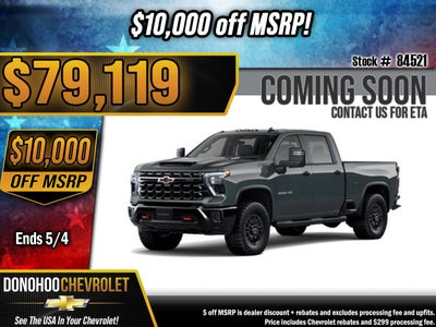 2026 Chevrolet Silverado 2500 HD ZR2