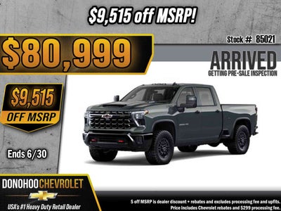 2026 Chevrolet Silverado 2500 HD ZR2