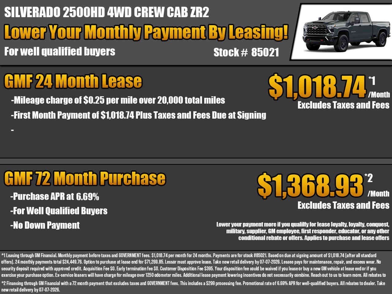 2026 Chevrolet Silverado 2500 HD ZR2