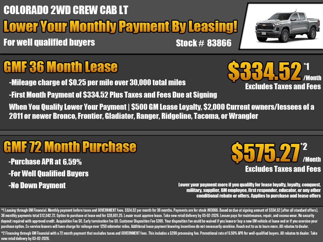 2026 Chevrolet Colorado LT