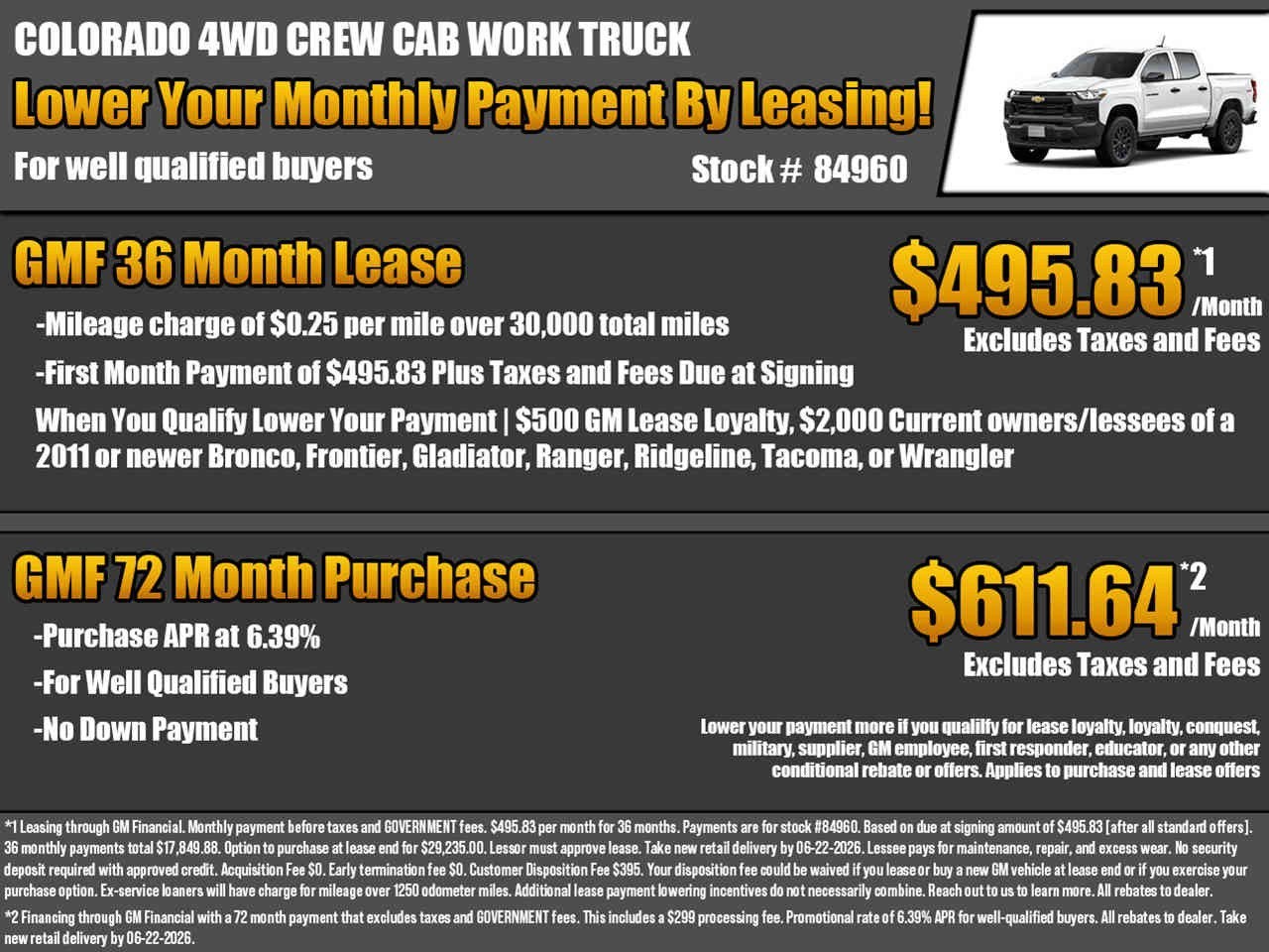 2026 Chevrolet Colorado WT
