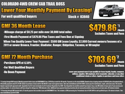 2026 Chevrolet Colorado Trail Boss