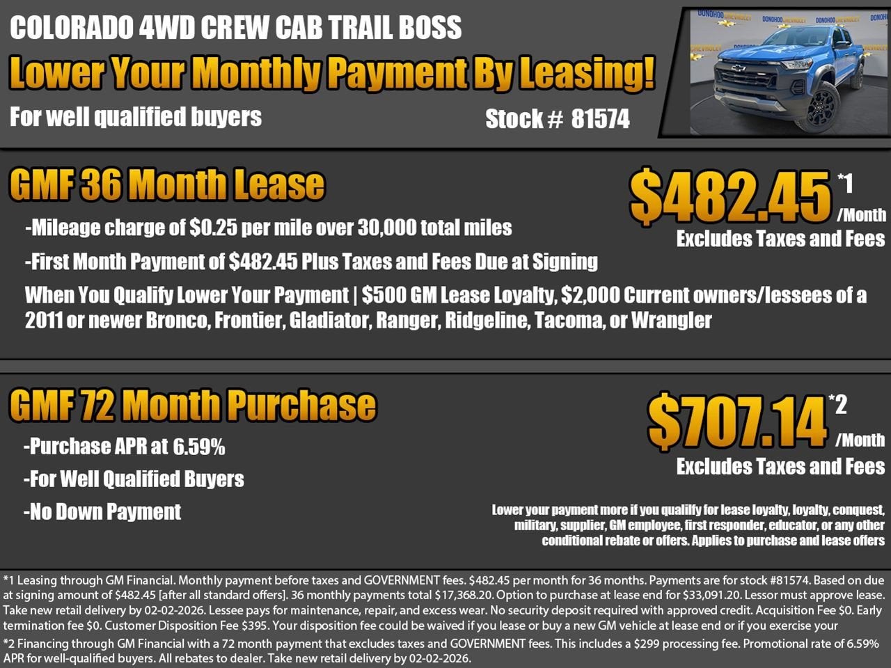 2026 Chevrolet Colorado Trail Boss