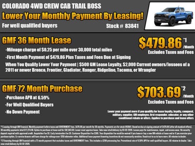 2026 Chevrolet Colorado Trail Boss