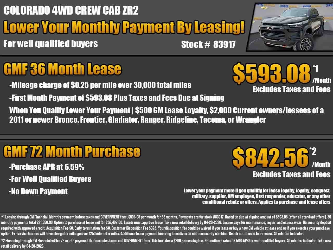 2026 Chevrolet Colorado ZR2