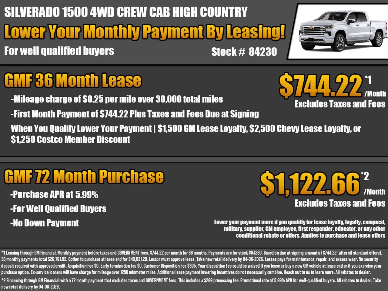 2026 Chevrolet Silverado 1500 High Country