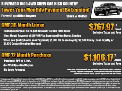 2026 Chevrolet Silverado 1500 High Country