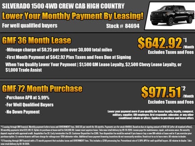 2026 Chevrolet Silverado 1500 High Country
