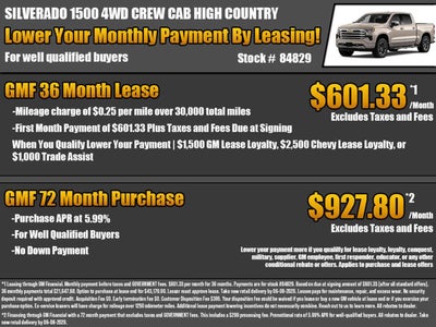 2026 Chevrolet Silverado 1500 High Country