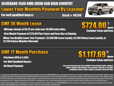 2026 Chevrolet Silverado 1500 High Country