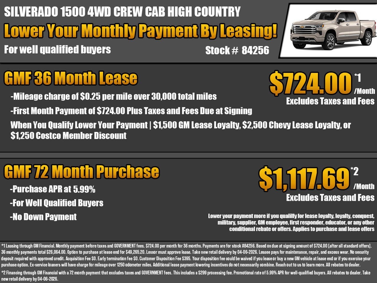 2026 Chevrolet Silverado 1500 High Country