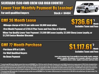 2026 Chevrolet Silverado 1500 High Country