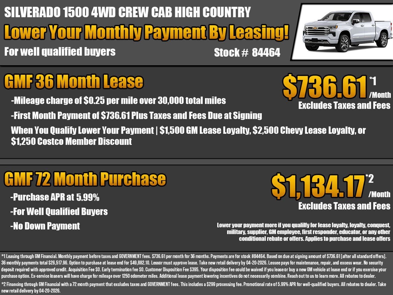 2026 Chevrolet Silverado 1500 High Country