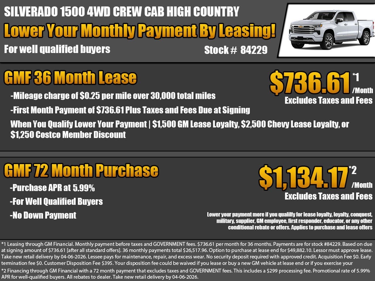 2026 Chevrolet Silverado 1500 High Country