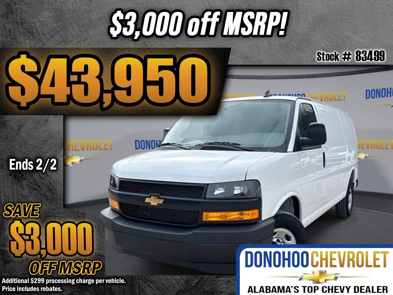 2025 Chevrolet Express Cargo 2500 WT